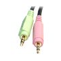 StarTech.com 1,80m 4-in-1 USB DisplayPort KVM-switch Kabel met Audio en Microfoon (DP4N1USB6) thumbnail