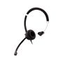 V7 HU411 hoofdtelefoon/headset Bedraad Hoofdband Kantoor/callcenter Zwart (HU411) thumbnail