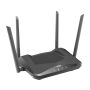 D-Link DIR-X1560 draadloze router Gigabit Ethernet Dual-band (2.4 GHz / 5 GHz) Zwart (DIR-X1560) thumbnail