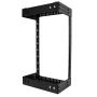 StarTech.com 2 Post 18U Heavy-Duty Wandmonteerbare Server Rack, 19" Open Frame Netwerk Rack met Verstelbare Diepte, Data Rack voor IT/AV/Patchpaneel/Computer Apparatuur, Incl Kooimoeren en Schroeven (RACK-18U-20-WALL-OA) thumbnail