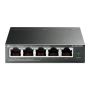 TP-Link TL-SG105PE netwerk-switch Managed L2 Gigabit Ethernet (10/100/1000) Power over Ethernet (PoE) Zwart (SG105PE) thumbnail