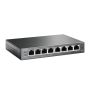 TP-Link TL-SG108PE Managed L2 Gigabit Ethernet (10/100/1000) Power over Ethernet (PoE) Zwart (SG108PE) thumbnail