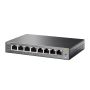 TP-Link TL-SG108PE Managed L2 Gigabit Ethernet (10/100/1000) Power over Ethernet (PoE) Zwart (SG108PE) thumbnail