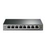 TP-Link TL-SG108PE Managed L2 Gigabit Ethernet (10/100/1000) Power over Ethernet (PoE) Zwart (SG108PE) thumbnail