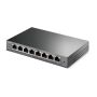 TP-Link TL-SG108PE Managed L2 Gigabit Ethernet (10/100/1000) Power over Ethernet (PoE) Zwart (SG108PE) thumbnail