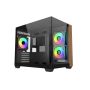 Cooler Master Geh Elite 481 Wood Black - Midi/Mini Tower - ATX (E481-KHNN-S00) thumbnail