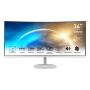MSI Pro MP341CQWDE computer monitor 86,4 cm (34") 3440 x 1440 Pixels UltraWide Quad HD Wit (9S6-3PB2CT-038) thumbnail
