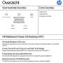 HP EliteDesk 8 TWR G1I U7265 32GB/1TB PC Intel Core Ultra 7 265 DDR5-SDRAM SSD Windows 11 Pro Tower AI PC Zwart (99M70ET#ABH) thumbnail
