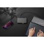 ASUS Triple Display USB-C Dock Duo DC301 Bedraad Zwart (90XB0A5N-BDS010) thumbnail