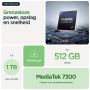 Motorola edge 60 16,9 cm (6.67") Dual SIM Android 15 5G USB Type-C 8 GB 256 GB 5200 mAh Groen (PB7H0003SE) thumbnail