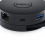 DELL DA300 Bedraad USB 3.2 Gen 2 (3.1 Gen 2) Type-C Zwart (DELL-DA300) thumbnail