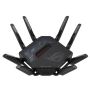 ASUS ROG Rapture GT-BE98 draadloze router 10 Gigabit Ethernet Quad-band (2.4 GHz / 5 GHz-1 / 5 GHz-2 / 6 GHz) Zwart (GT-BE98) thumbnail