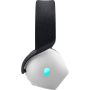Alienware AW725H Headset Bedraad en draadloos Hoofdband Gamen USB Type-C Bluetooth Zwart, Wit (AW725H-W-DEAM) thumbnail