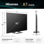 Hisense A7Q 50A7Q 127 cm (50") 4K Ultra HD Smart TV Wifi Zwart (20016311) thumbnail