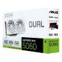 ASUS Dual -RTX5060-O8G-WHITE NVIDIA GeForce RTX 5060 8 GB GDDR7 (90YV0N15-M0NA00) thumbnail