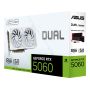 ASUS Dual -RTX5060-8G-WHITE NVIDIA GeForce RTX 5060 8 GB GDDR7 (90YV0N16-M0NA00) thumbnail