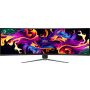 MSI MPG 491CQP QD-OLED computer monitor 124,5 cm (49") 5120 x 1440 Pixels DQHD Zwart (9S6-3FA84T-001) thumbnail