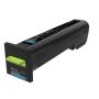 Lexmark 72K2XC0 tonercartridge Origineel Cyaan (72K2XC0) thumbnail