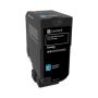 Lexmark 74C2HCE tonercartridge 1 stuk(s) Origineel Cyaan (74C2HCE) thumbnail