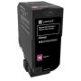 Lexmark 74C2HM0 tonercartridge 1 stuk(s) Origineel Magenta (74C2HM0) thumbnail