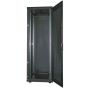 Intellinet 19" serverkast vrijstaand, 42U, 800x1000 mm (breedte x diepte), zwart, bouwpakket (flatpack), max. 1500 kg, meerpuntsdeurslot, 1 slot per zijpaneel, bruikbare diepte 123–773 mm, IP20, staal thumbnail