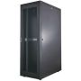 Intellinet 19" serverkast vrijstaand, 42U, 800x1000 mm (breedte x diepte), zwart, bouwpakket (flatpack), max. 1500 kg, meerpuntsdeurslot, 1 slot per zijpaneel, bruikbare diepte 123–773 mm, IP20, staal thumbnail