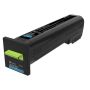 Lexmark 82K2XC0 tonercartridge 1 stuk(s) Origineel Cyaan (82K2XC0) thumbnail