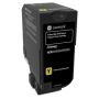 Lexmark 84C2HY0 tonercartridge 1 stuk(s) Origineel Geel (84C2HY0) thumbnail