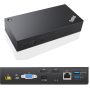 Lenovo 03X7194 laptop dock & poortreplicator Bedraad USB 3.2 Gen 1 (3.1 Gen 1) Type-C Zwart (03X7194) thumbnail