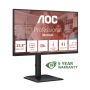 AOC E4 24E4CV computer monitor 60,5 cm (23.8") 1920 x 1080 Pixels Full HD LED Zwart (24E4CV) thumbnail