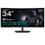 GIGABYTE G34WQC2 computer monitor 86,4 cm (34") 3440 x 1440 Pixels UltraWide Quad HD LED Zwart (G34WQC2) thumbnail