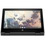 HP Chromebook x360 11 G4 Intel® Celeron® N4500 29,5 cm (11.6") Touchscreen HD 4 GB LPDDR4x-SDRAM 32 GB eMMC Wi-Fi 6 (802.11ax) ChromeOS Zwart (305X5EA#ABH) thumbnail