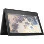 HP Chromebook x360 11 G4 Intel® Celeron® N5100 29,5 cm (11.6") Touchscreen HD 4 GB LPDDR4x-SDRAM 32 GB eMMC Wi-Fi 6 (802.11ax) ChromeOS Zwart (305X6EA#ABH) thumbnail