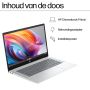 HP Chromebook 14a-nf0080nd Intel® N N200 35,6 cm (14") Full HD 8 GB LPDDR5-SDRAM 128 GB Flash Wi-Fi 6E (802.11ax) ChromeOS Zilver (A12M0EA#ABH) thumbnail