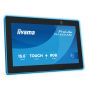 iiyama TW1625LASC-B3PNR beeldkrant Interactief flatscreen 39,6 cm (15.6") LED Wifi 450 cd/m² Full HD Zwart Touchscreen Type processor Android 24/7 (TW1625LASC-B3PNR) thumbnail