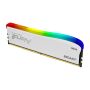 Kingston Technology FURY Beast 8GB 3600MT/s DDR4 CL17 DIMM White RGB SE thumbnail
