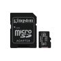 Kingston Technology 64GB micSDXC Canvas Select Plus 100R A1 C10 drievoudig pakket + enkele ADP thumbnail