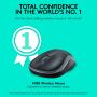Logitech M185 muis Ambidextrous RF Draadloos Optisch 1000 DPI (910-002238) thumbnail