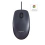 Logitech B100 Optical Usb Mouse f/ Bus muis Ambidextrous USB Type-A Optisch 800 DPI (910-003357) thumbnail