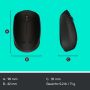 Logitech M171 Black-K muis Ambidextrous RF Draadloos Optisch 1000 DPI (910-004424) thumbnail