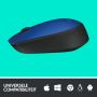 Logitech M171 Blue-K muis Ambidextrous RF Draadloos Optisch 1000 DPI (910-004640) thumbnail