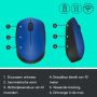 Logitech M171 Blue-K muis Ambidextrous RF Draadloos Optisch 1000 DPI (910-004640) thumbnail