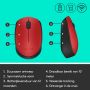 Logitech M171 Red-K muis Ambidextrous RF Draadloos Optisch 1000 DPI (910-004641) thumbnail