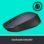 Logitech M170 Grey-K muis Ambidextrous RF Draadloos Optisch 1000 DPI (910-004642) thumbnail