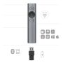 Logitech Spotlight Draadloze presenter Bluetooth/RF Grijs (910-004861) thumbnail