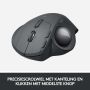 Logitech MX Ergo muis Rechtshandig RF-draadloos + Bluetooth Trackball 440 DPI (910-005179) thumbnail