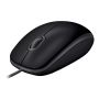 Logitech B110 Silent muis Ambidextrous USB Type-A Optisch 1000 DPI (910-005508) thumbnail