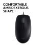 Logitech B110 Silent muis Ambidextrous USB Type-A Optisch 1000 DPI (910-005508) thumbnail