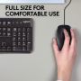 Logitech B110 Silent muis Ambidextrous USB Type-A Optisch 1000 DPI (910-005508) thumbnail