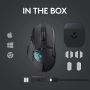 Logitech G G502 Lightspeed muis Rechtshandig RF Draadloos 25600 DPI (910-005567) thumbnail